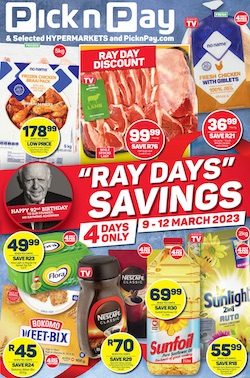 Pick N Pay Specials March Pick N Pay Catalogue Rayday