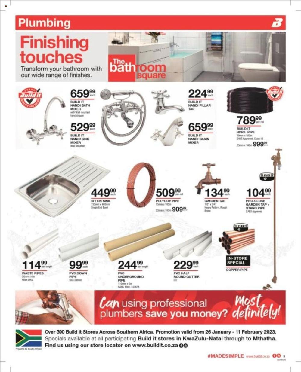 Build It Catalogue 26 Jan 2023 Build It Specials South Africa