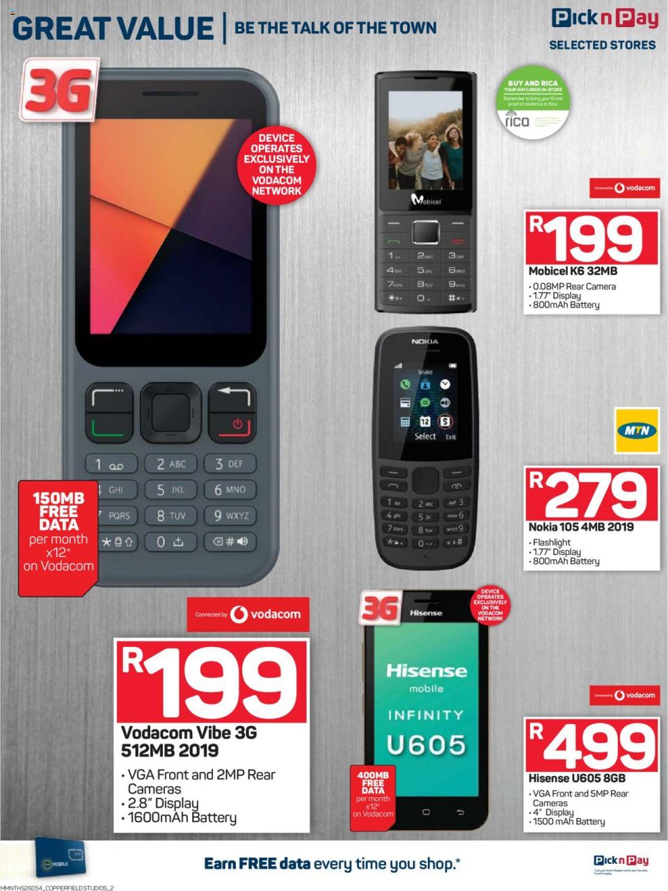 Pick N Pay Cellular Catalogue 12 Jul 2021 Pnp Specials Pick N Pay