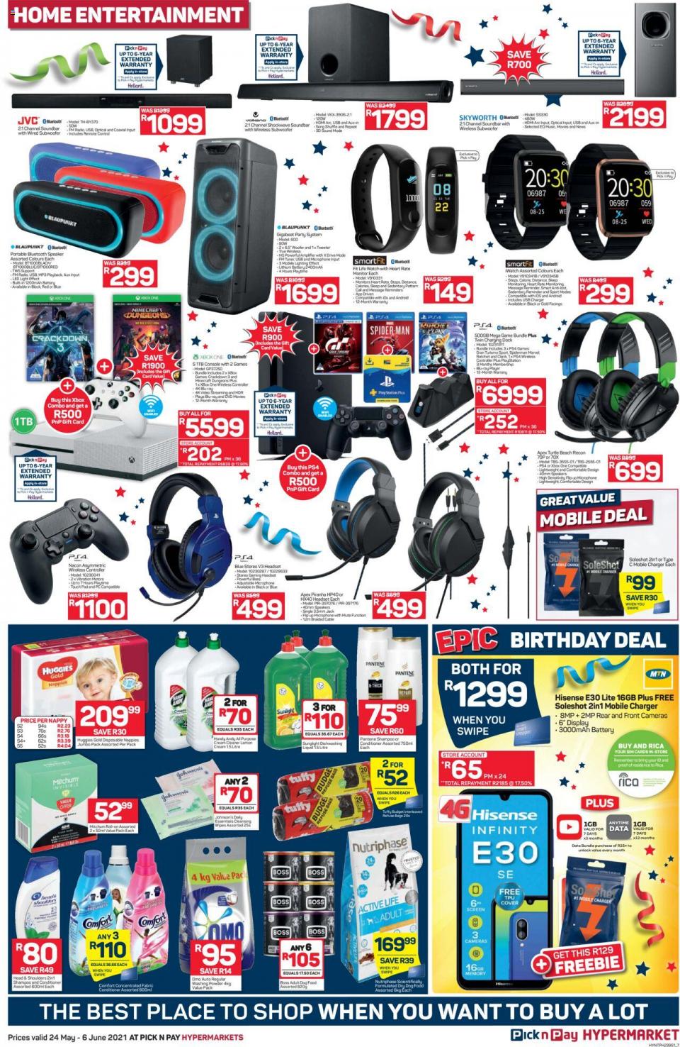 Pnp Specials Hyper Birthday 24 May 2021 Pick N Pay Catalogue 2021