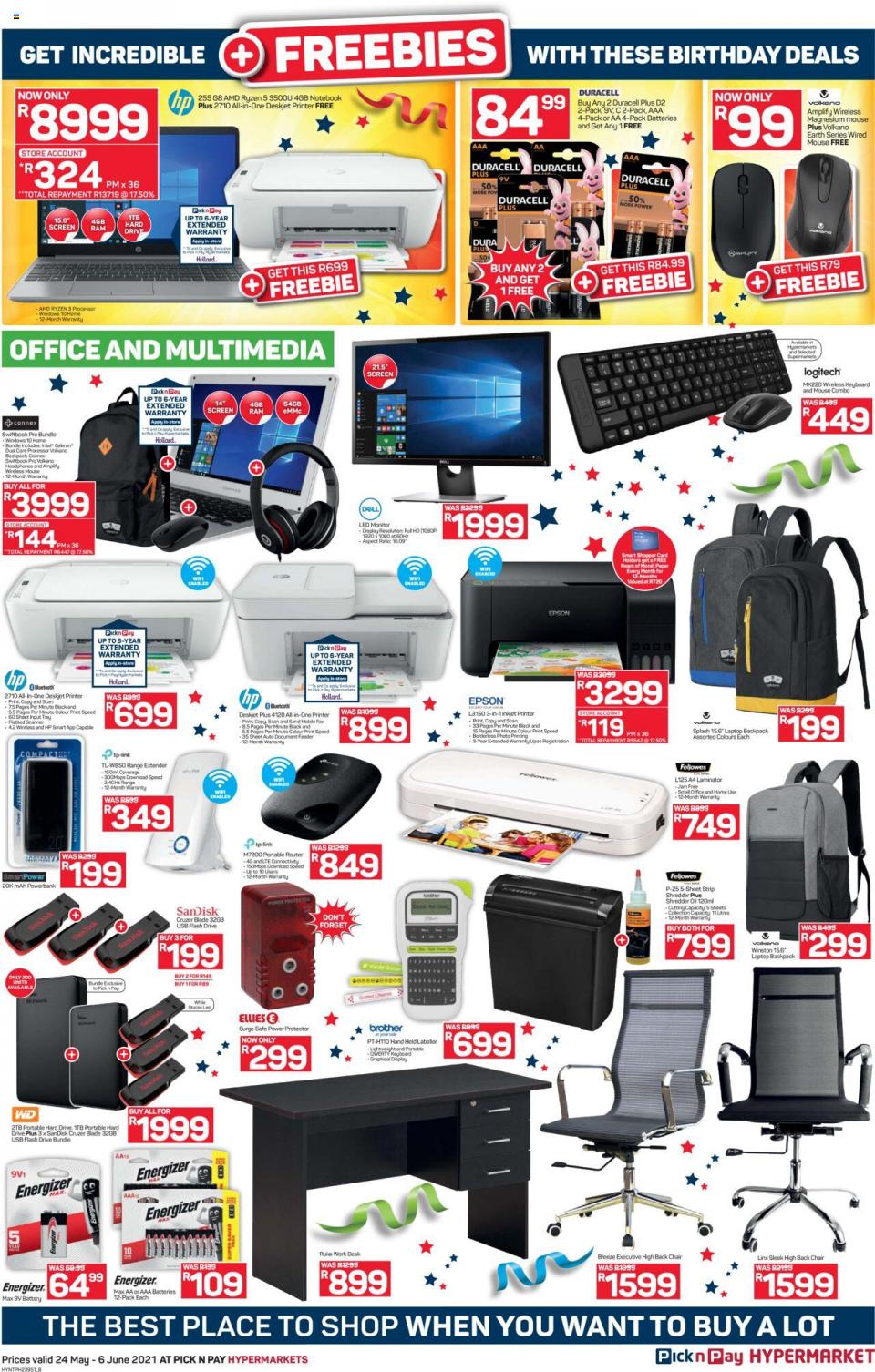 Pnp Specials Hyper Birthday 24 May 2021 Pick N Pay Catalogue 2021