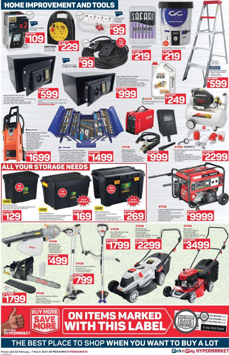 Pnp Specials Hypermarket 22 February 2021 Pick N Pay Catalogue