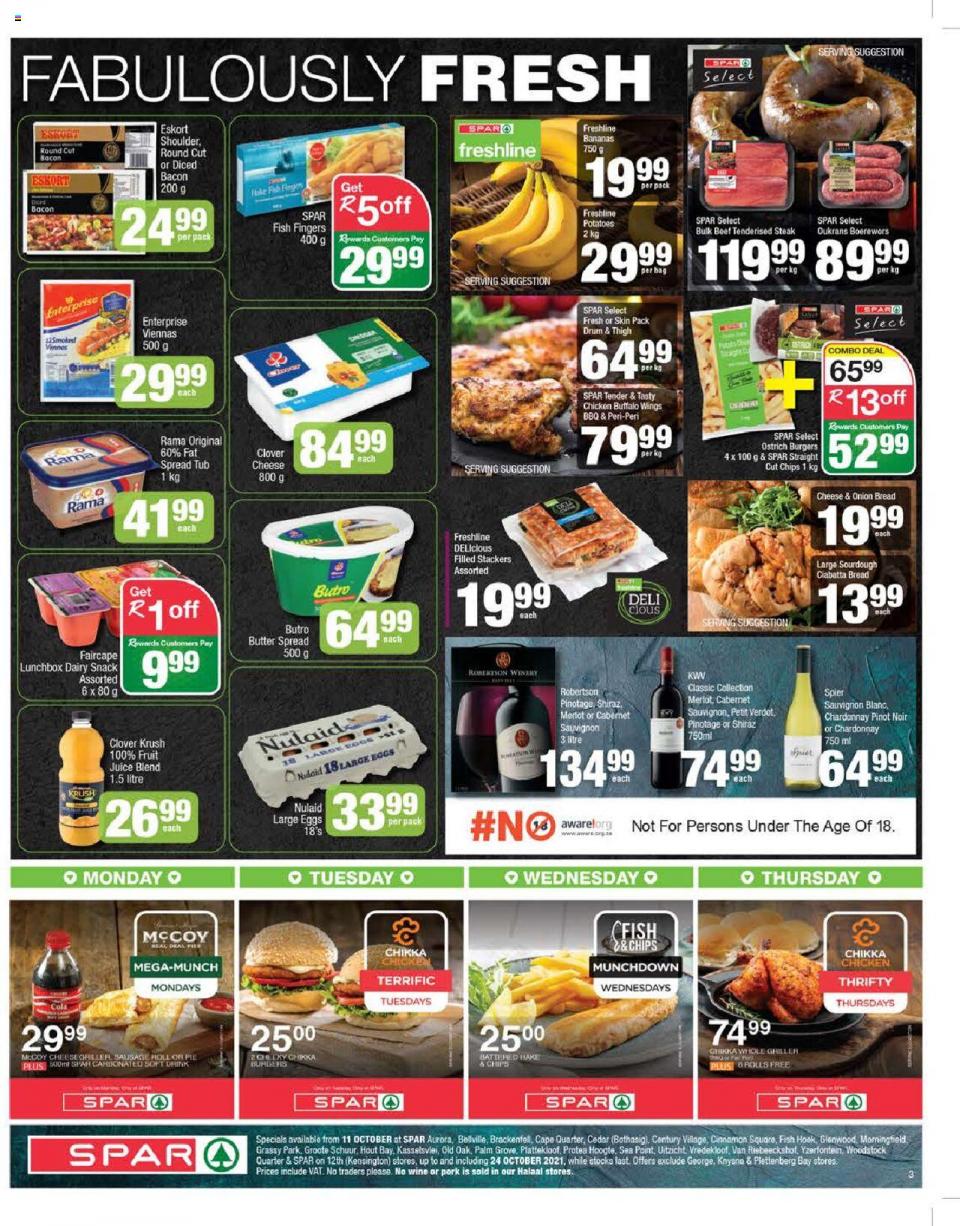 Spar Specials October Spar Catalogue Spar Weekly Specials