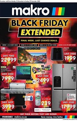 Makro Specials Black Friday Week 4 | Makro Black Friday Deals 2020