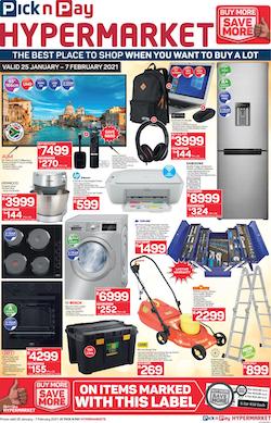 Pick n Pay Specials Hypermarket 25 January | Pnp Specials | Catalogue