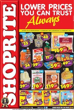 Shoprite Specials 14 February 2022 