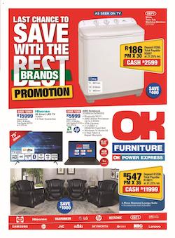 ok furniture specials washing machine