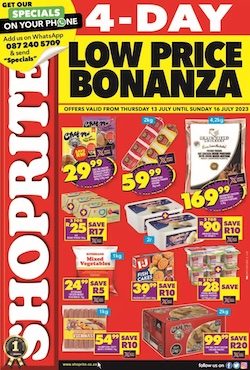 Shoprite Specials 13 - 16 July 2023 | Shoprite Catalogue | SA