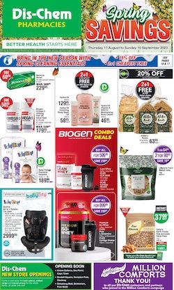 Dischem Specials 17 Aug - 10 Sep 2023 | DisChem Catalogue