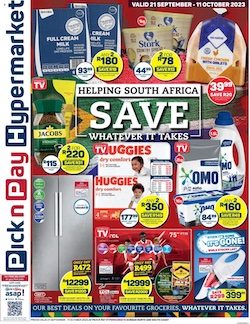 Pick N Pay Specials 21 Sep 11 Oct 2023 