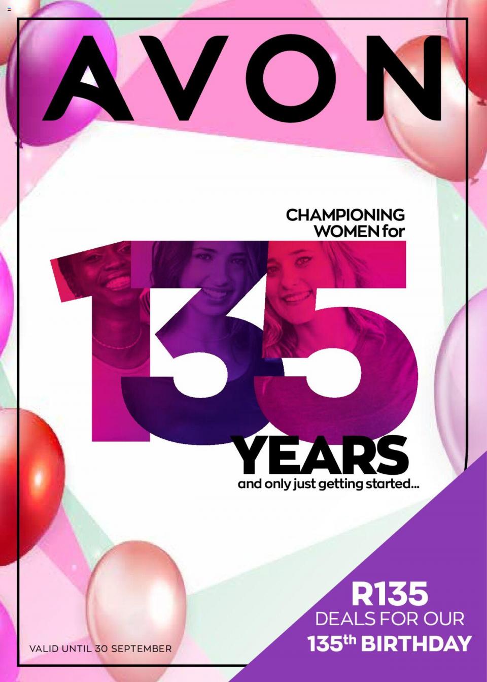 Avon Brochure 135th Birthday 20 – 30 September 2021