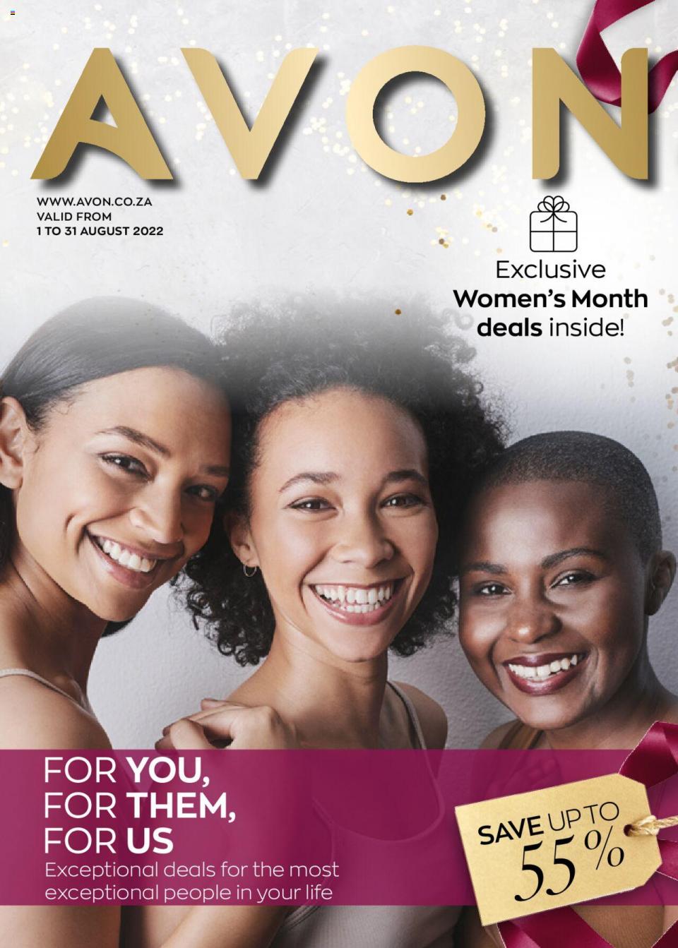 Avon Brochure Exceptional Deals August 2022