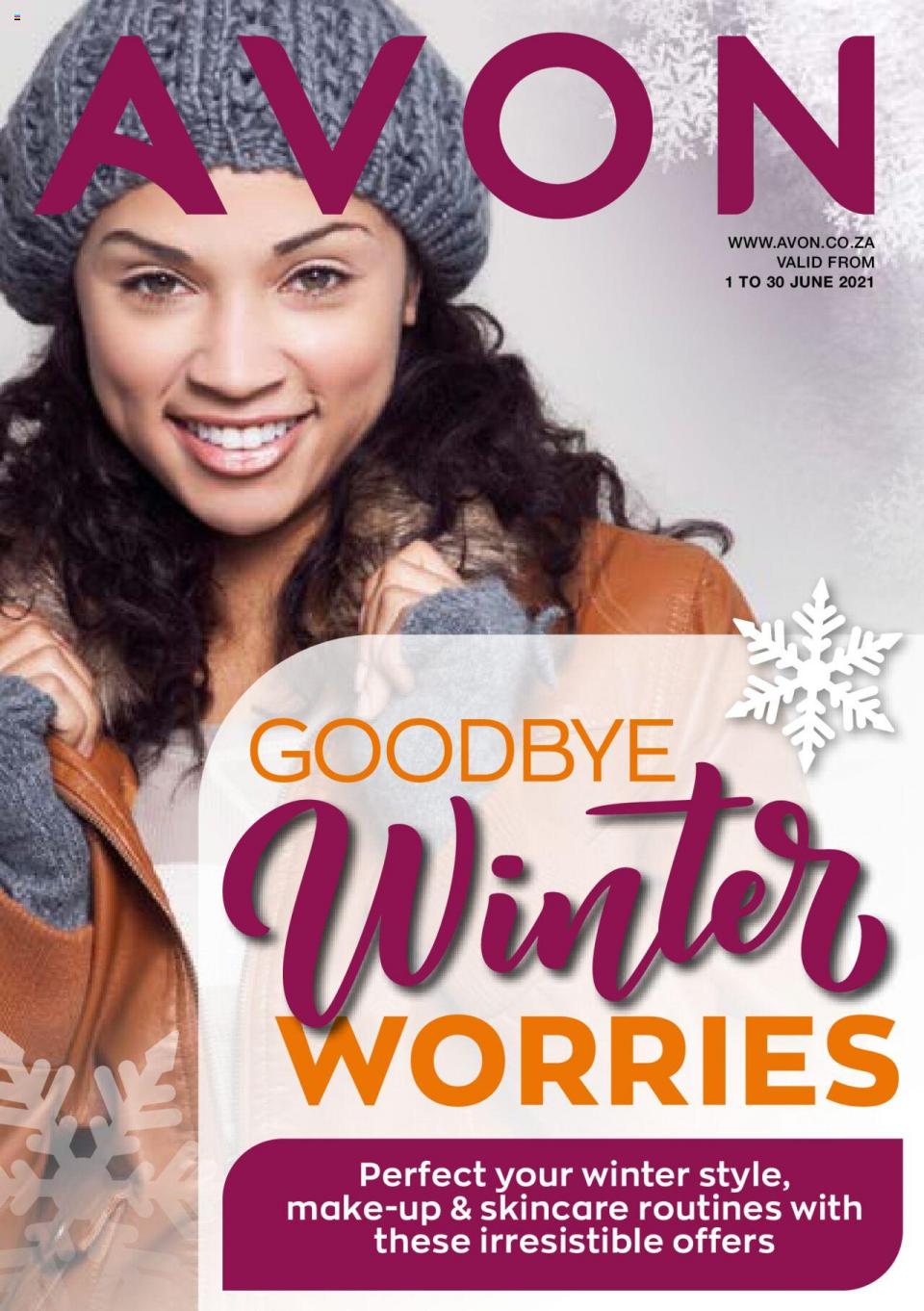 Avon Brochure Goodbye Winter Worries 1 – 30 June 2021