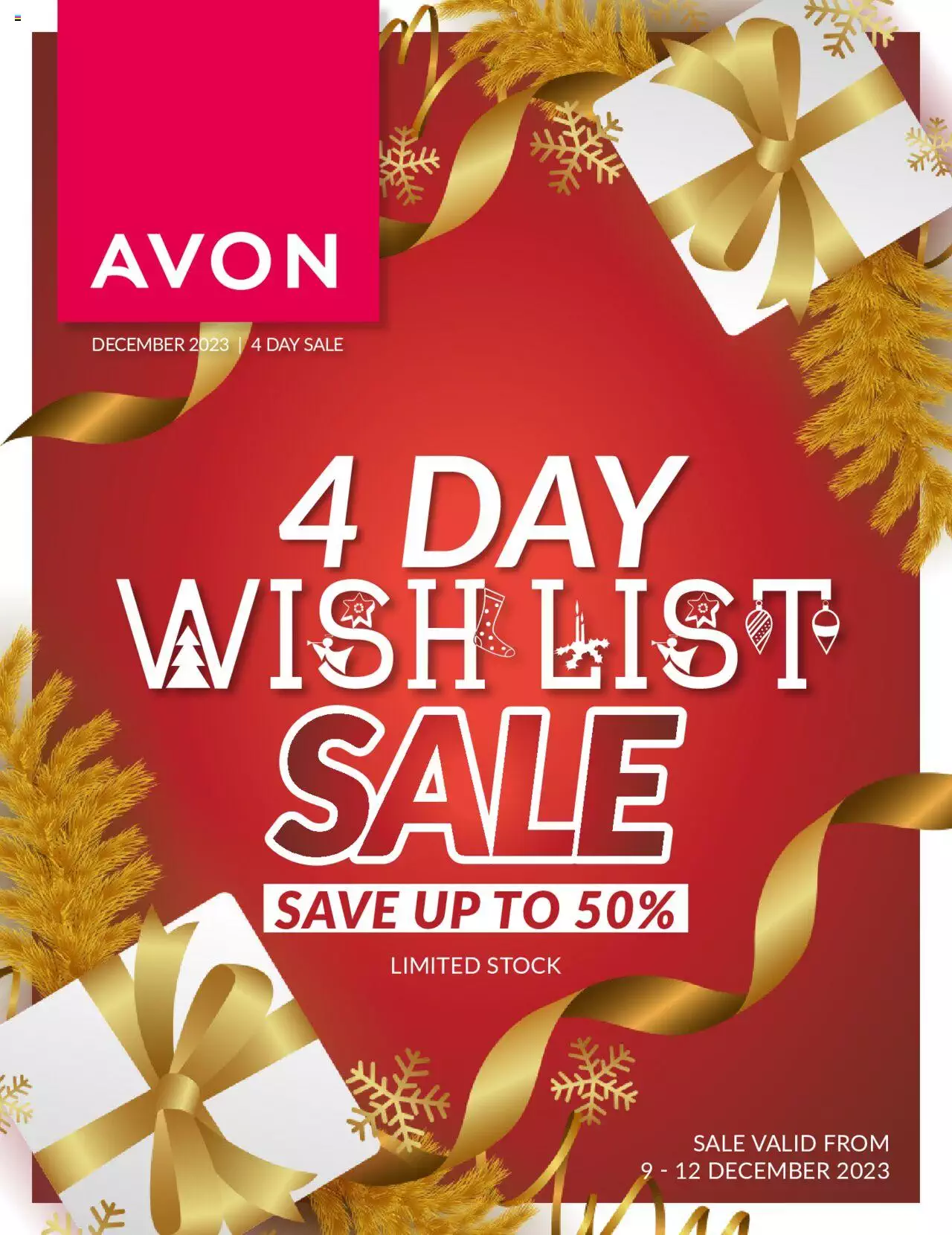 Avon Christmas Brochure 9 – 12 December 2023