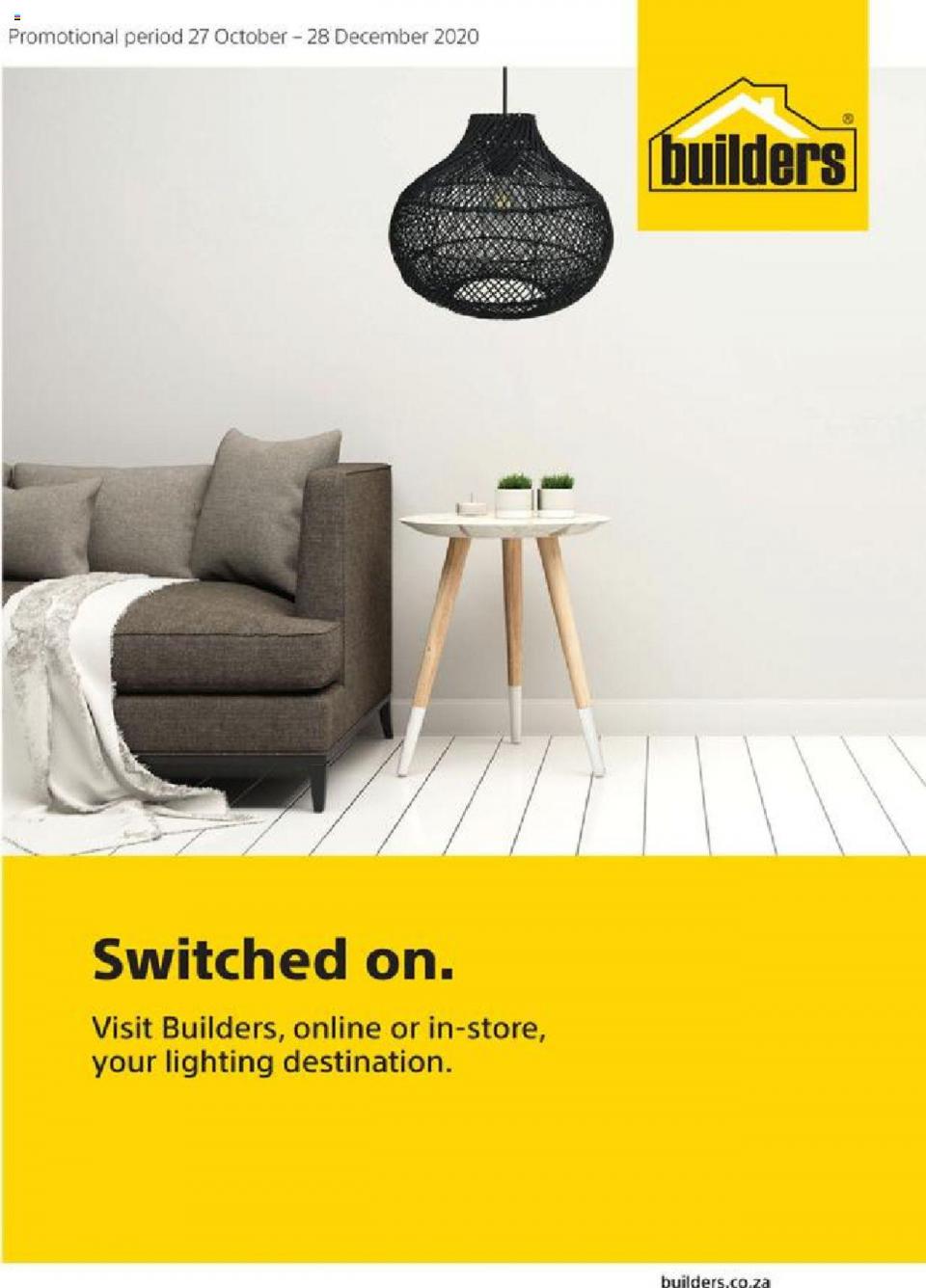 Builders Warehouse Specials Switched On 27 October 2020