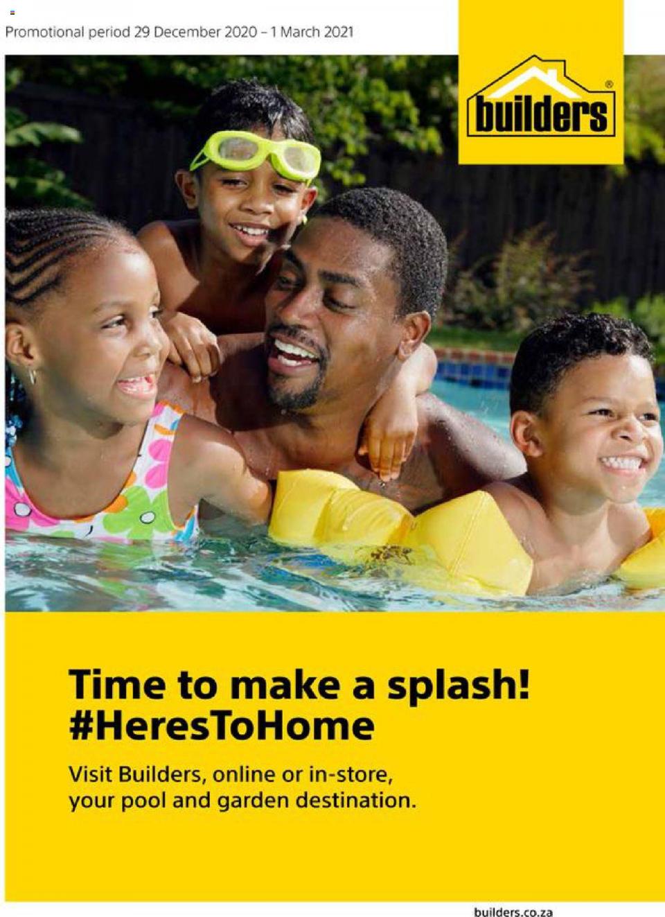 Builders Warehouse Specials Time To Make A Splash 29 December 2020