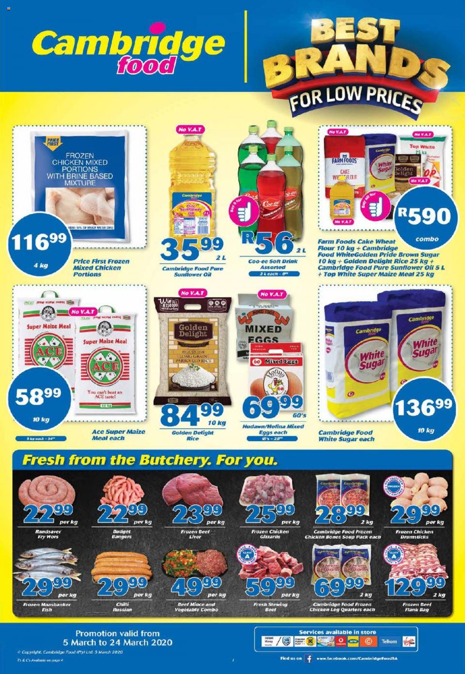 Cambridge Foods Specials Mid Month 05 March 2020