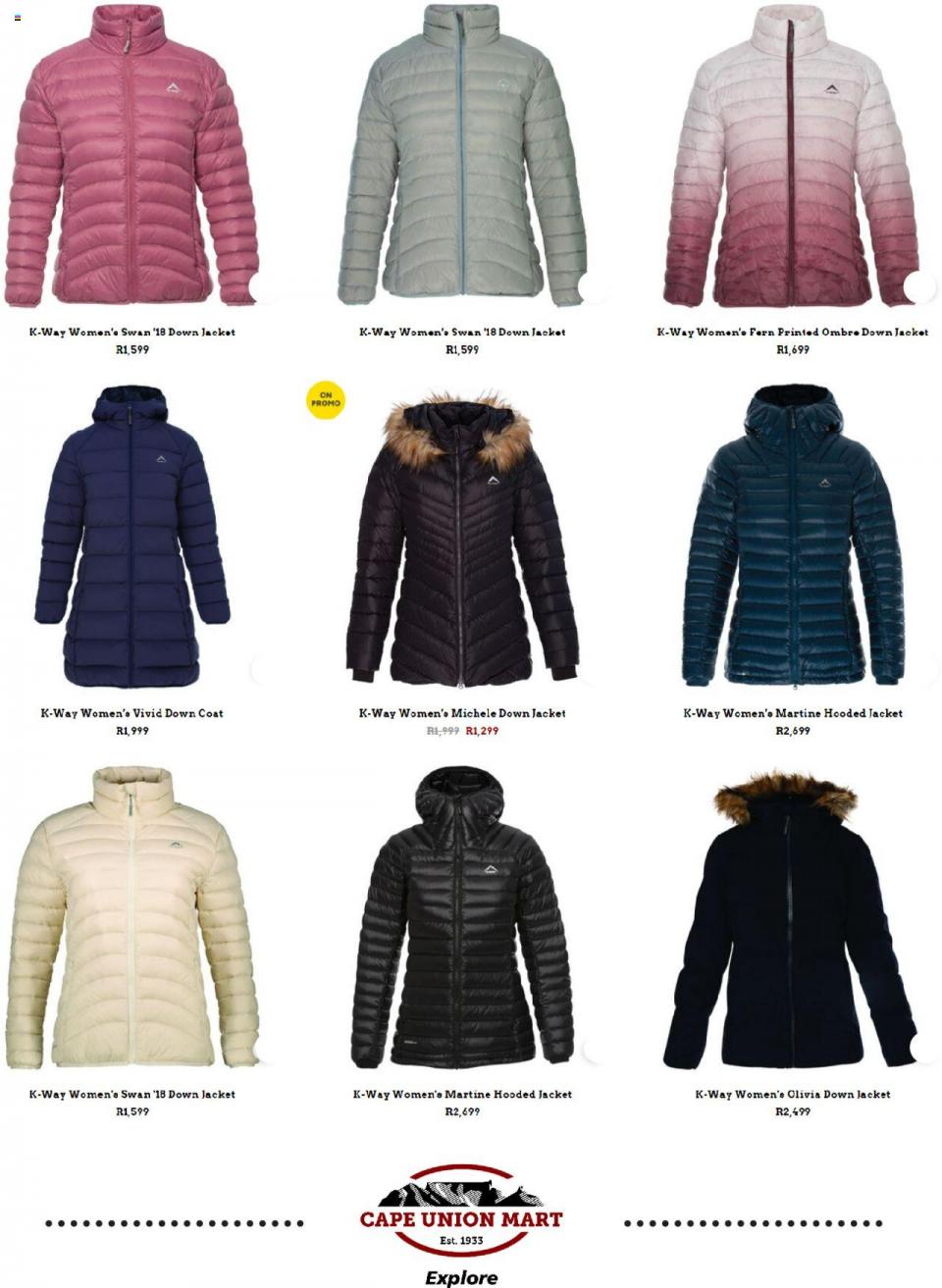 Cape union mart jackets on sale ladies