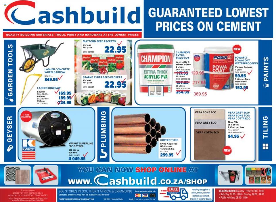 Cashbuild Catalogue 2 Nov 2021 – 23 Jan 2022
