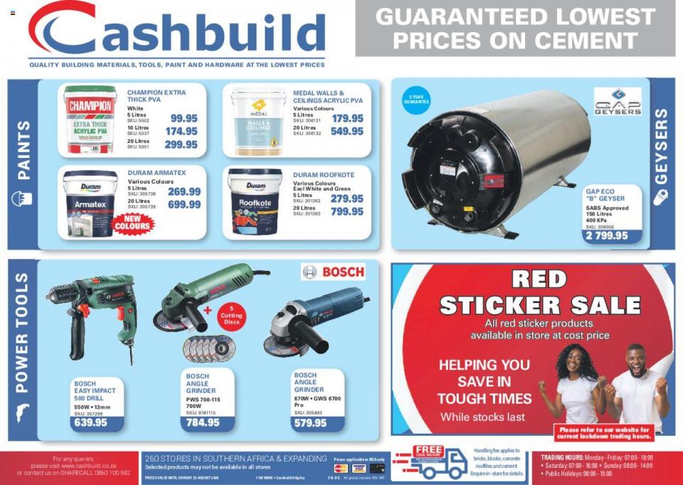Cashbuild Catalogue 30 July 2020