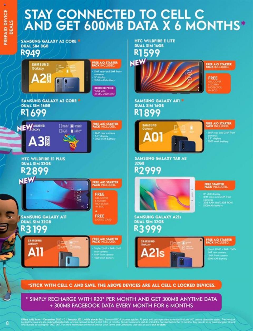 Cell C Specials 7 December 2020 | Cell C Catalogue | Cell C Smartphones