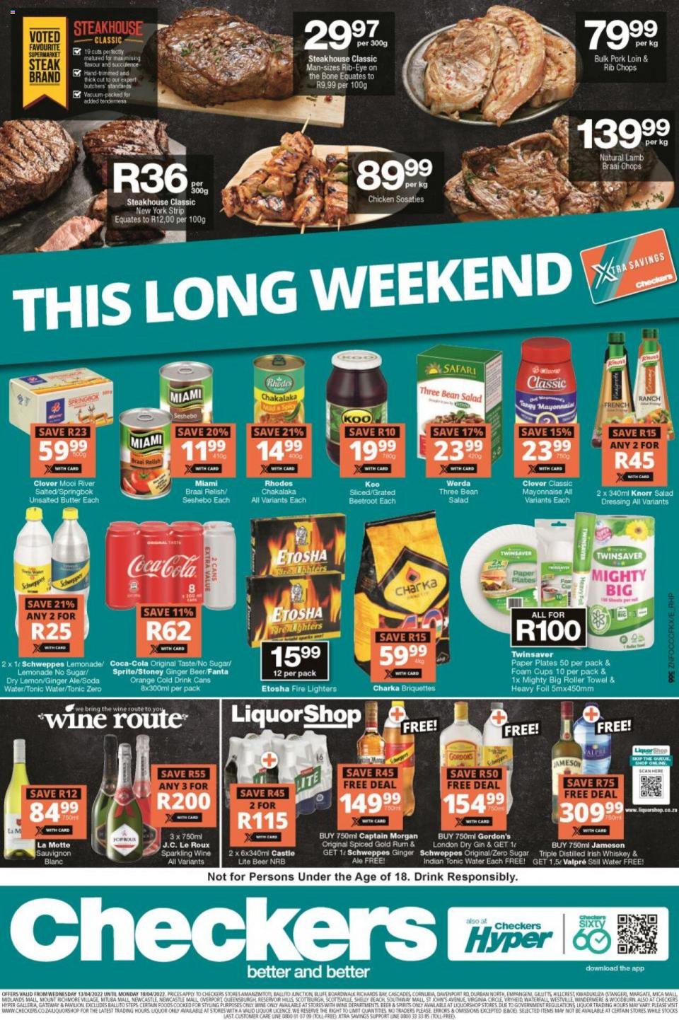 Checkers Specials 13 April 2022 | Checkers Catalogue | Checkers Sale