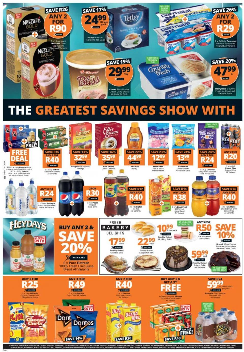 Checkers Specials 14 February 2022 Checkers Catalogue Xtra Savings