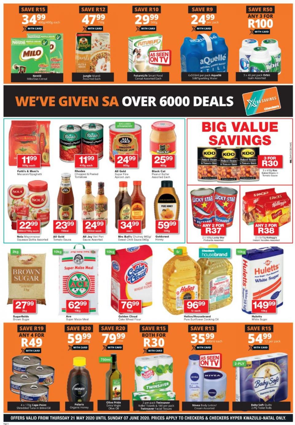 Checkers Specials | Checkers Catalogue | Checkers Hyper | Xtra Savings