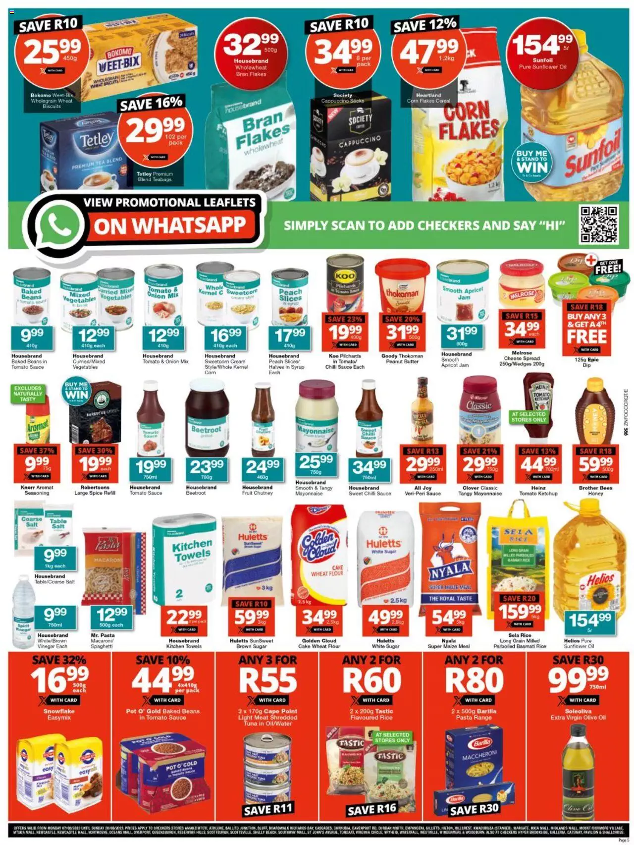 Checkers Specials 7 - 20 August 2023 | Checkers Catalogue | 2023