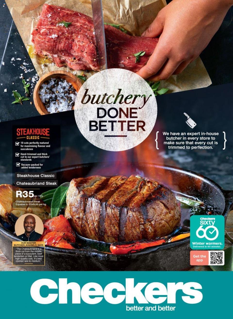 Checkers Specials Butchery Done Better 18 Jul – 7 Aug 2022