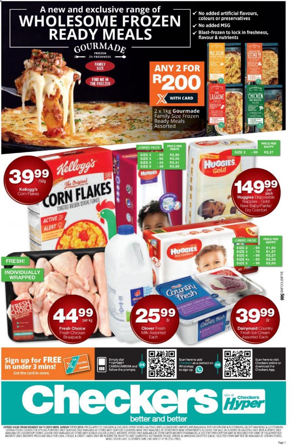 Checkers Specials Great North Grocery 04 November 2019