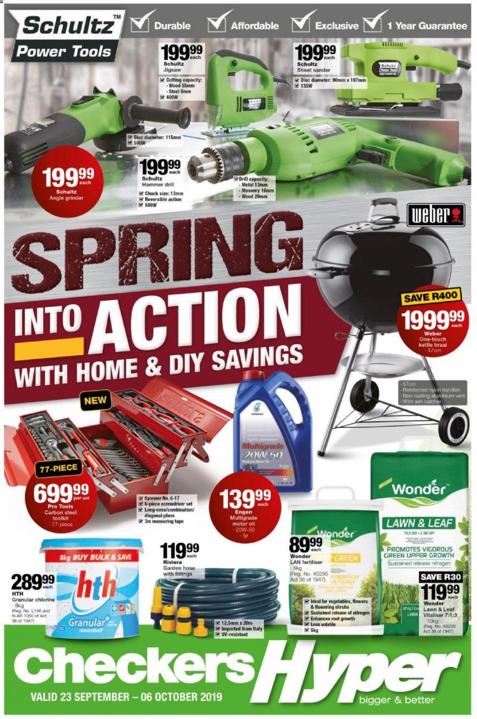 Checkers Specials Hyper Spring Promotion 23 September 2019