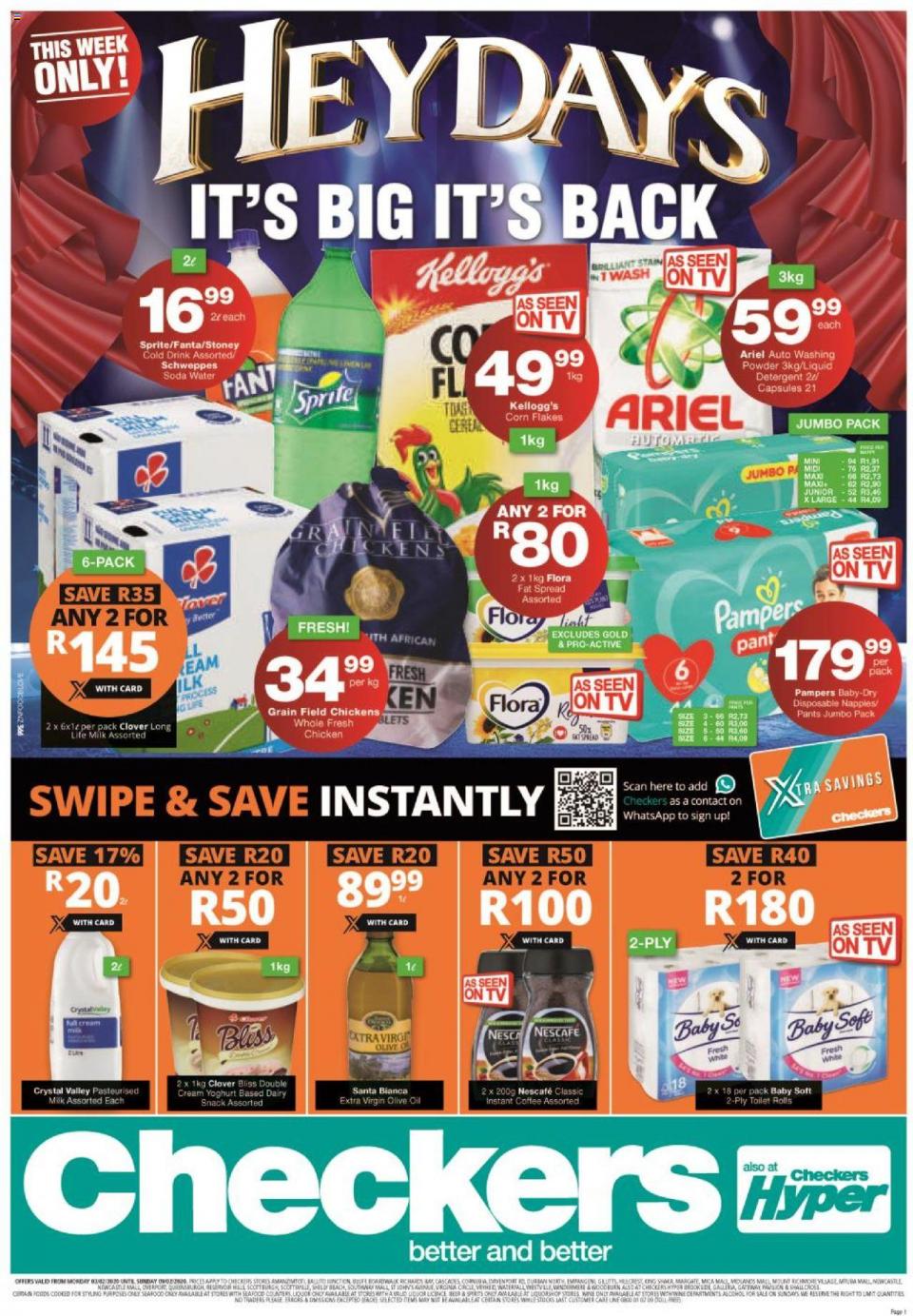 Checkers Specials l Heydays Promotion 3 February 2020