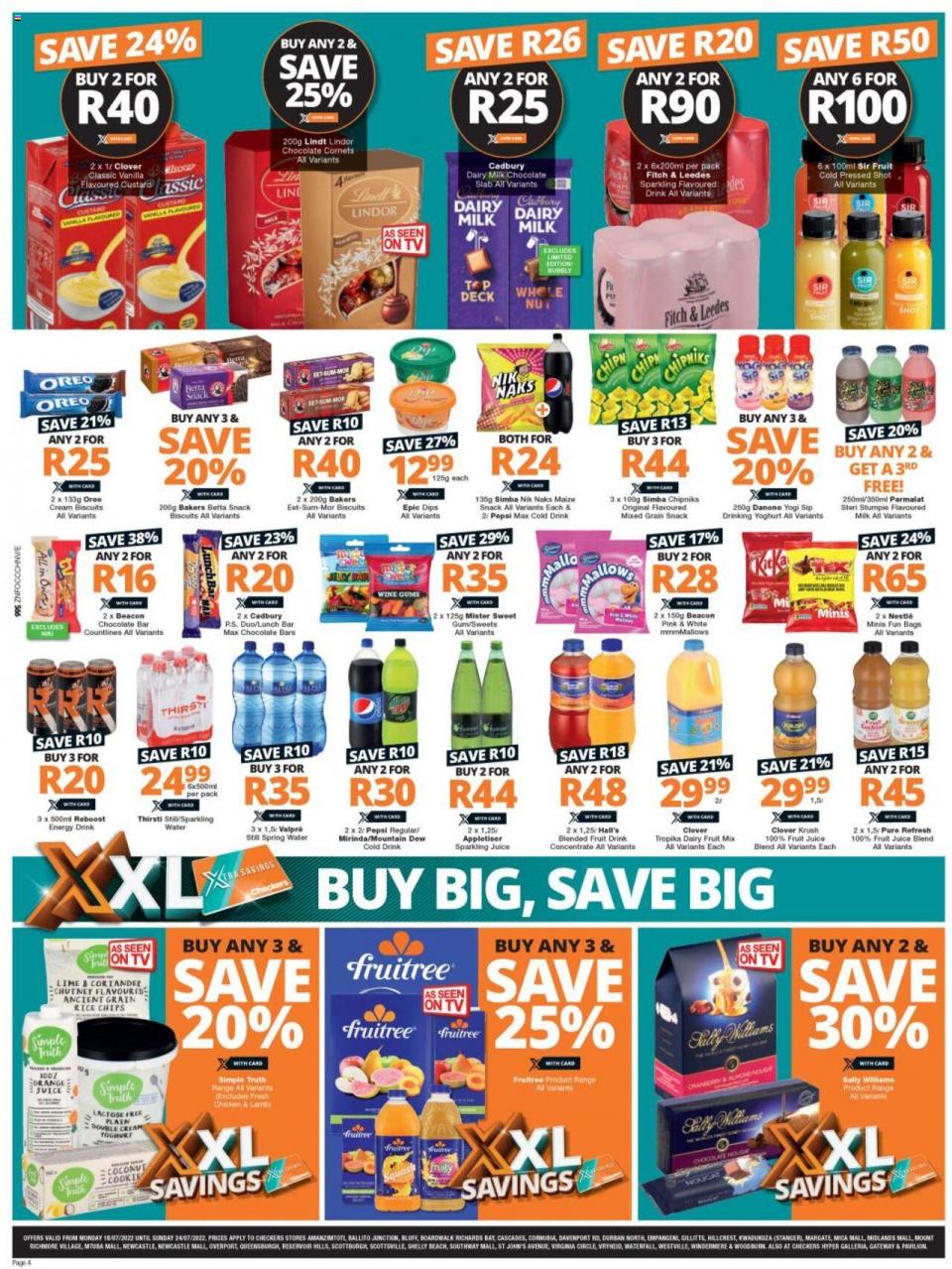 Checkers Specials 18 July 2022 | Checkers Catalogue | Checkers XXL