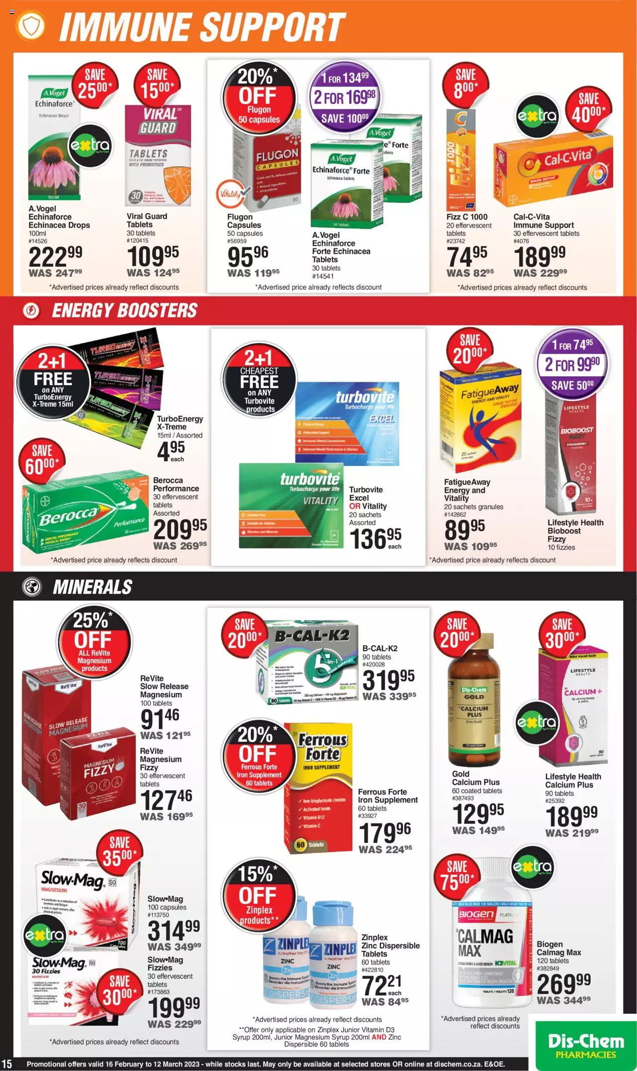 Dischem Specials 16 Feb 2023 Dischem Catalogue Low Prices