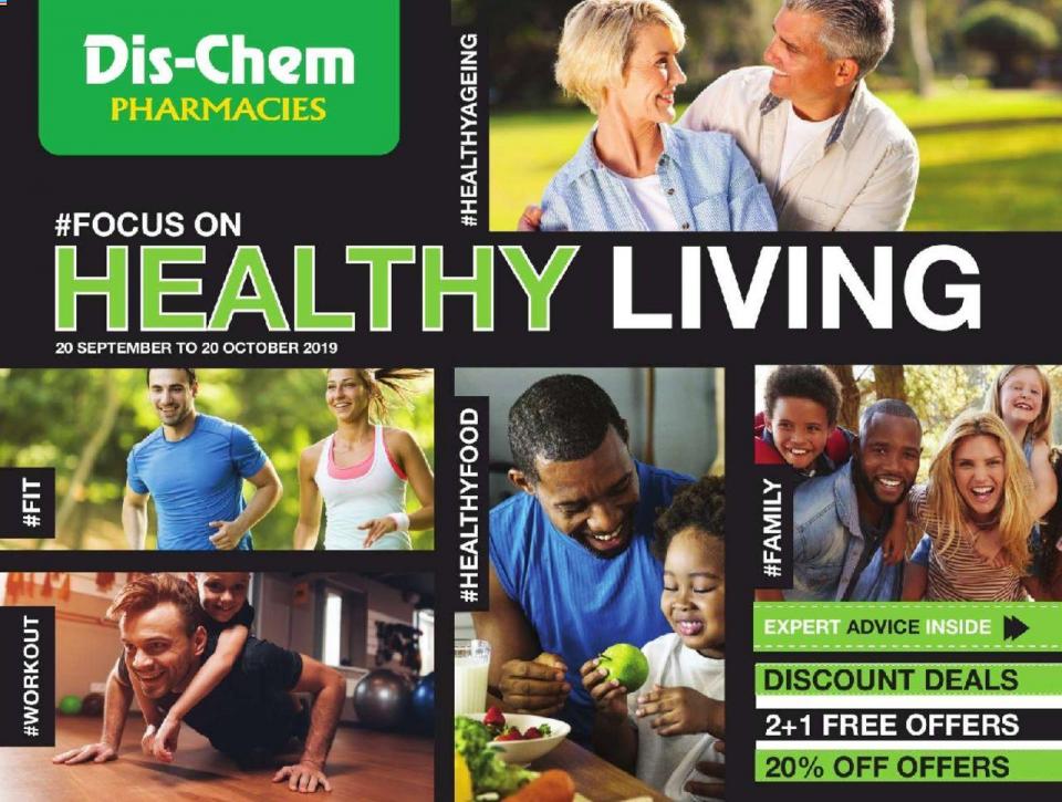DisChem Specials Healthy Living 20 September 2019