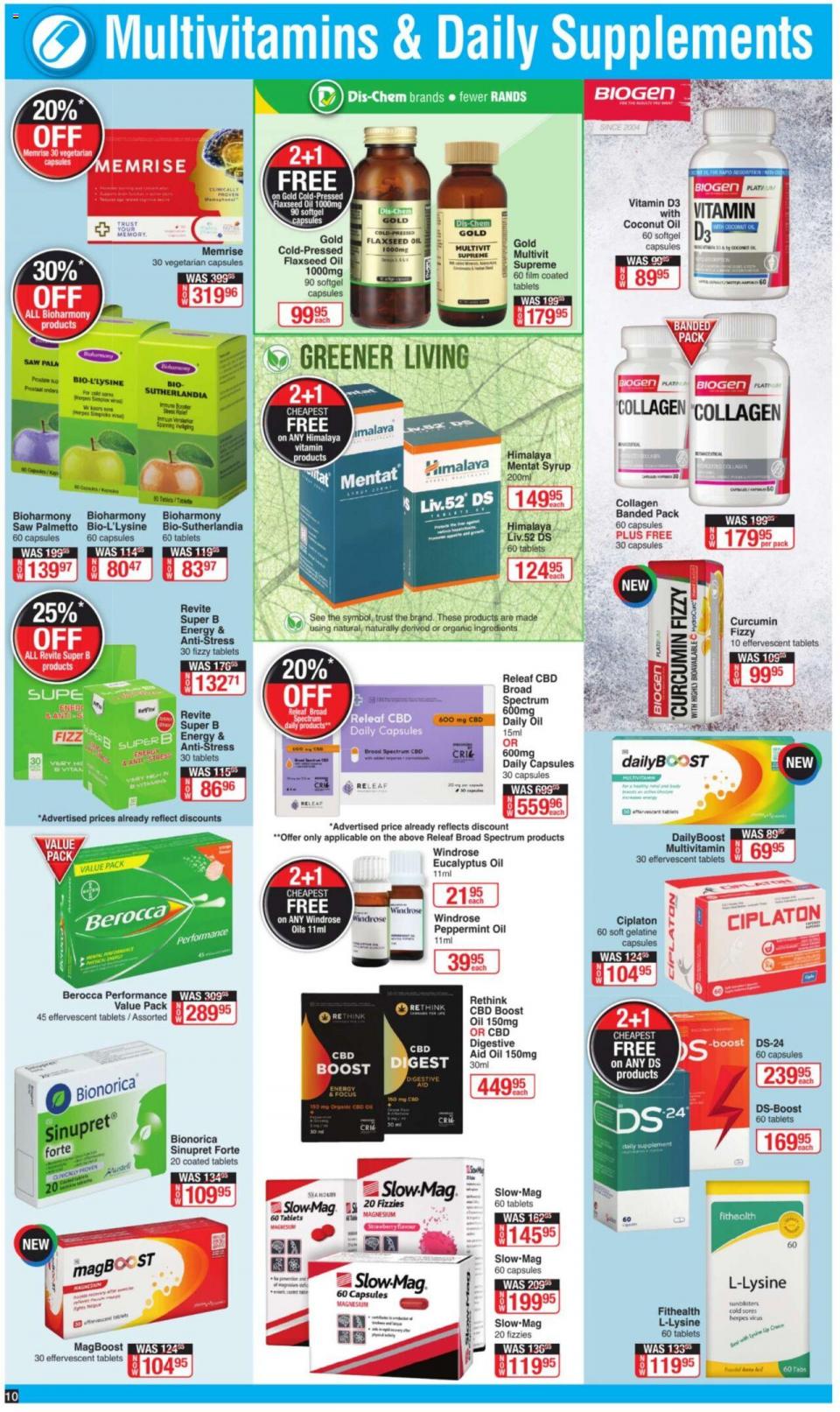 Does Dischem Stock Solgar Products