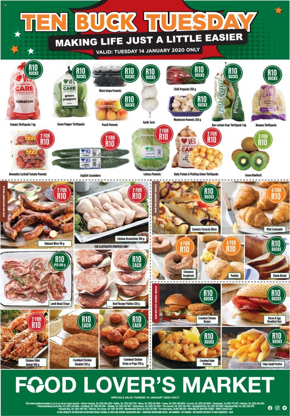 Spring 2024 Specials For Food Image to u