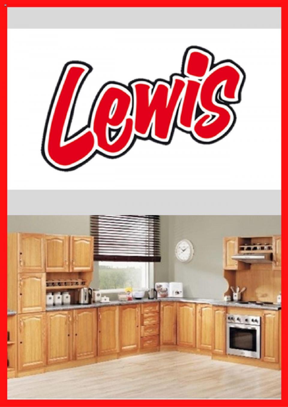Lewis Catalogue New specials 5 May 2020