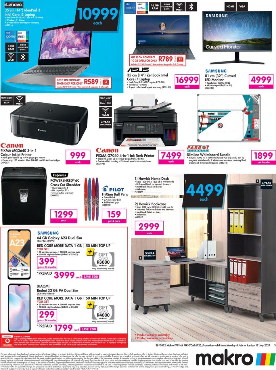 Makro Specials 11 July 2022 | Makro Catalogue | Four Exceptional Deals