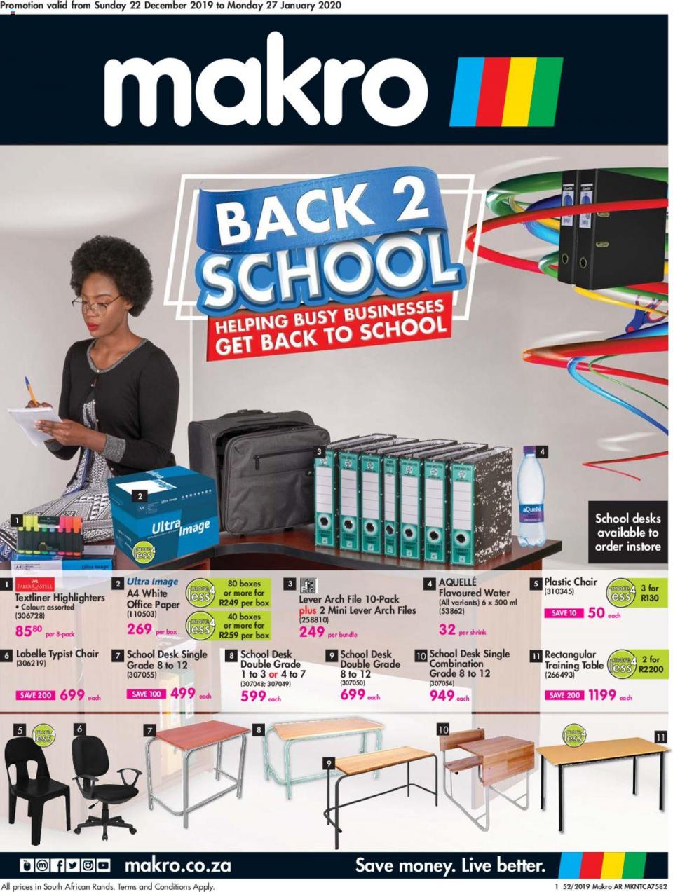 Makro Specials Back 2 School Catalogue 24 December 2019