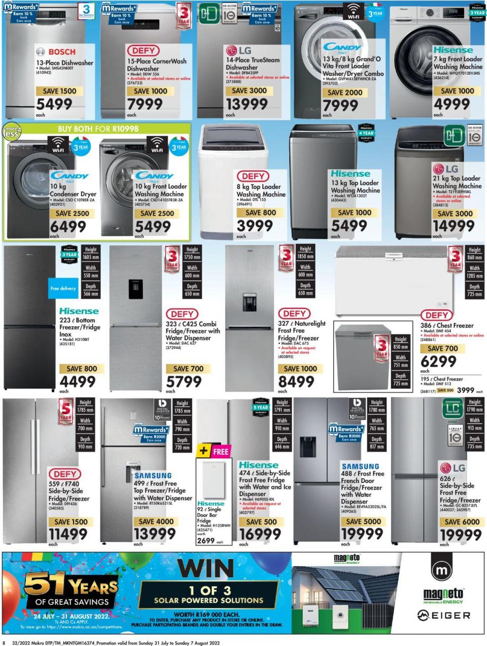 Makro Specials 31 July 2022 Makro Catalogue Makro Birthday Catalog