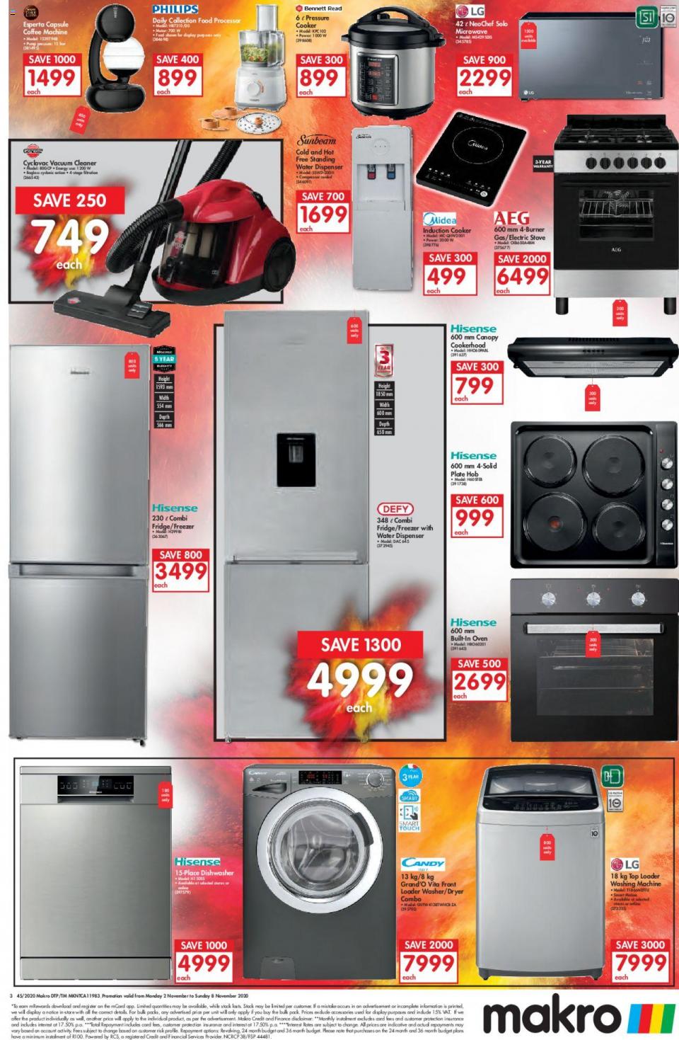 Makro Specials 2 November | Makro Black Friday | Makro R100 Deals