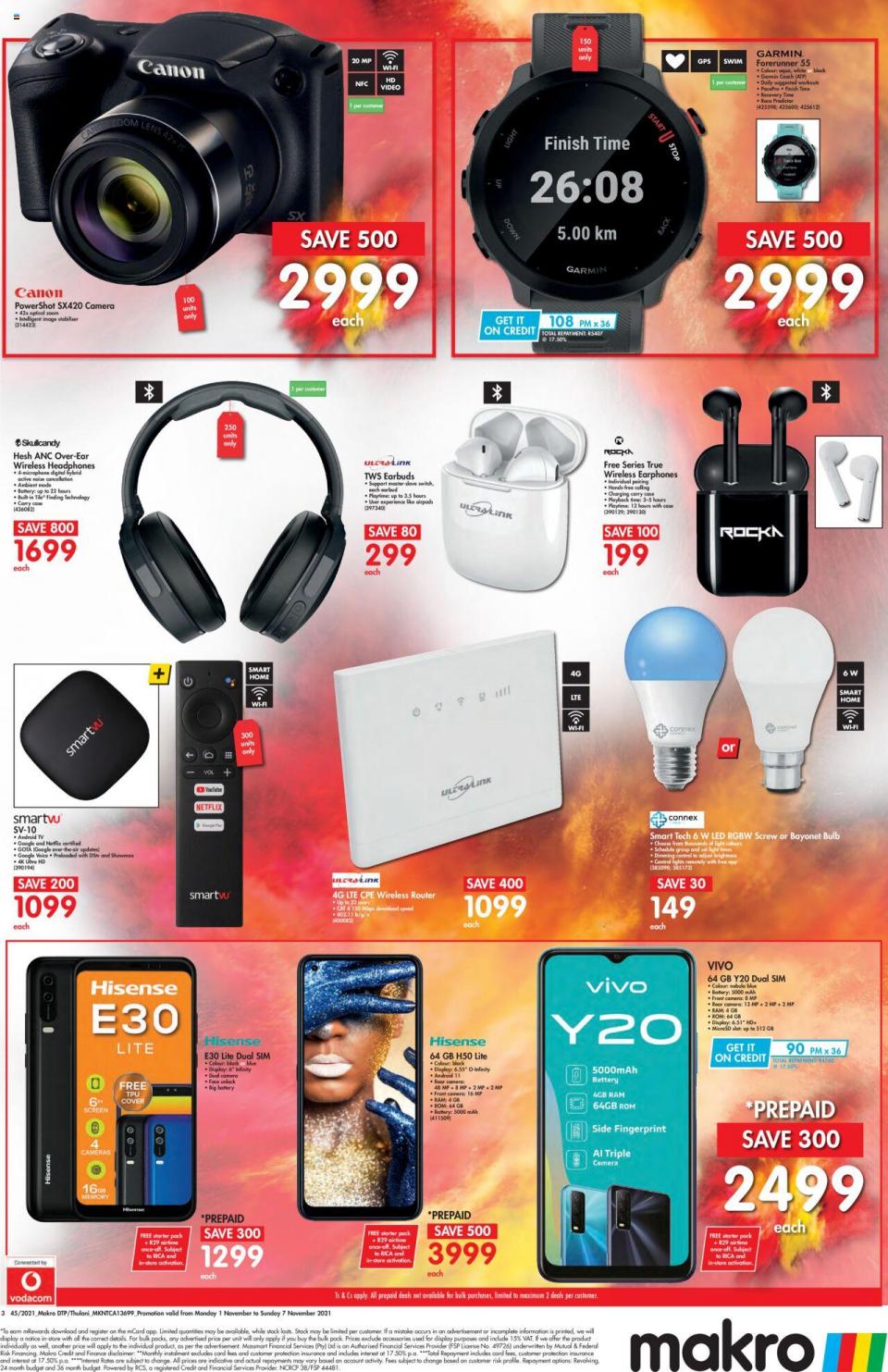 Makro Black Friday Specials 1 Nov 2021 | Makro Catalogue | BF 2021