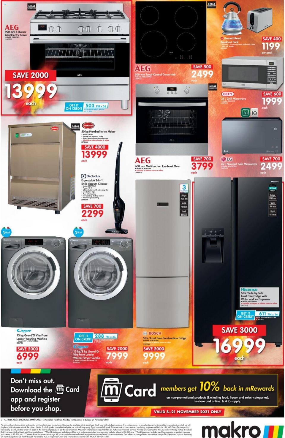 Makro Specials Black Friday 15 Nov 2021 | Makro Catalogue | Black Friday