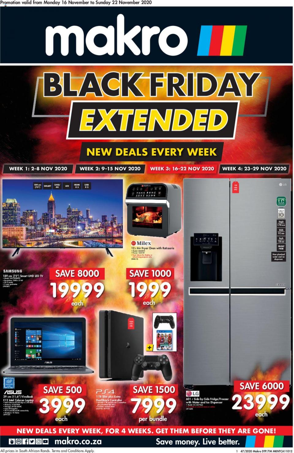 Makro Specials Black Friday Week 3 16 November 2020