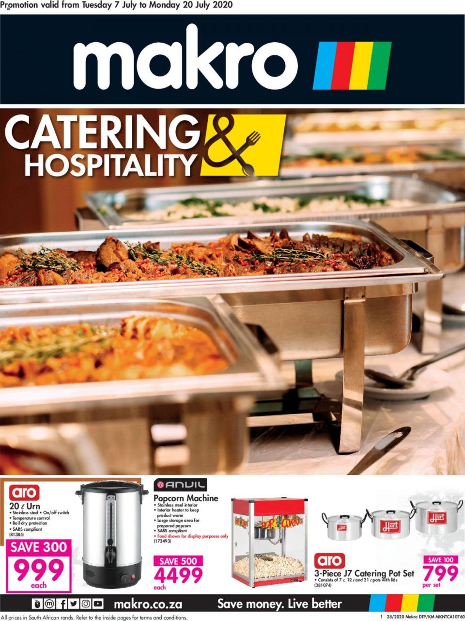 Makro Specials Catering Catalogue 7 July 2020