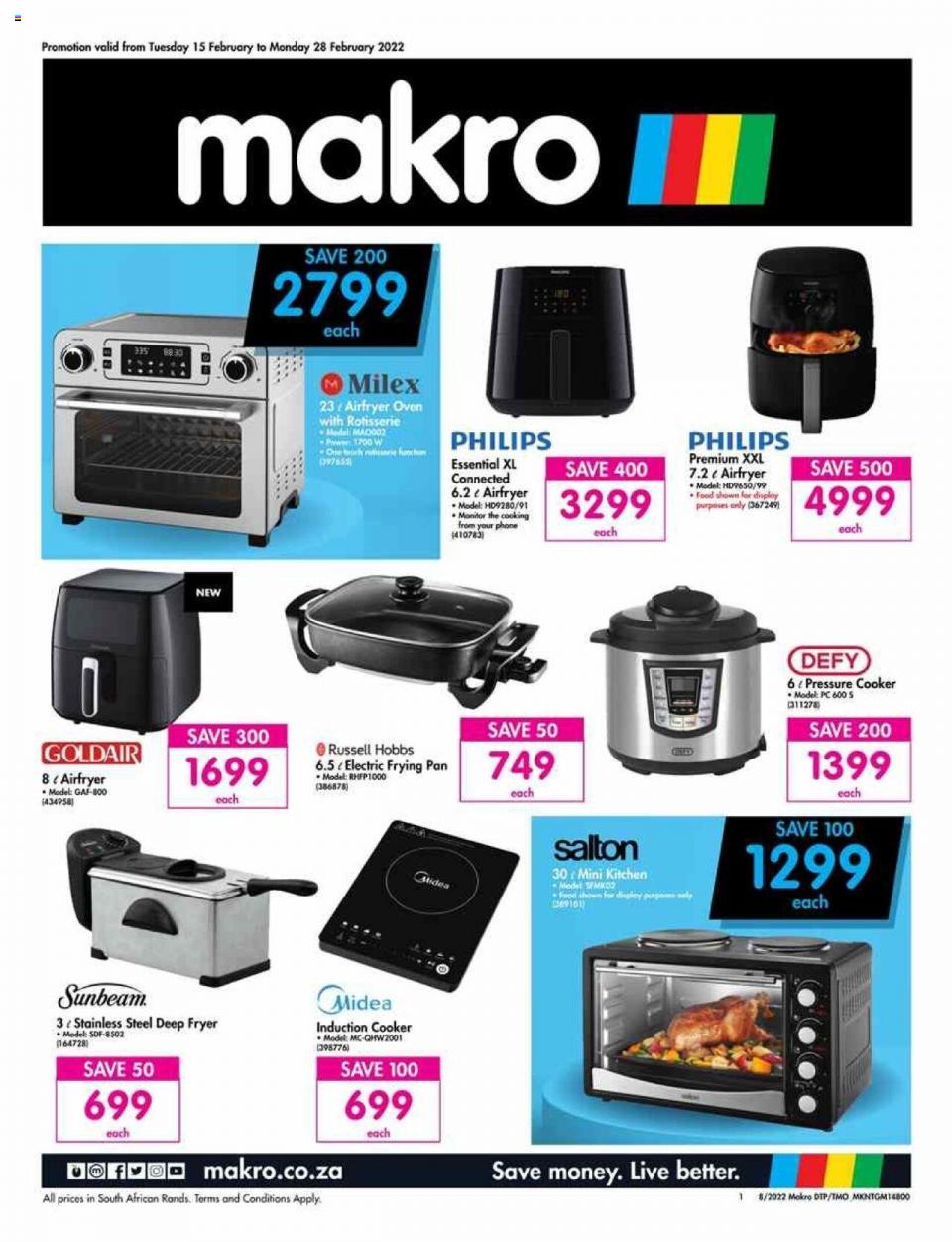 Makro Specials Cooking 15 – 28 February 2022