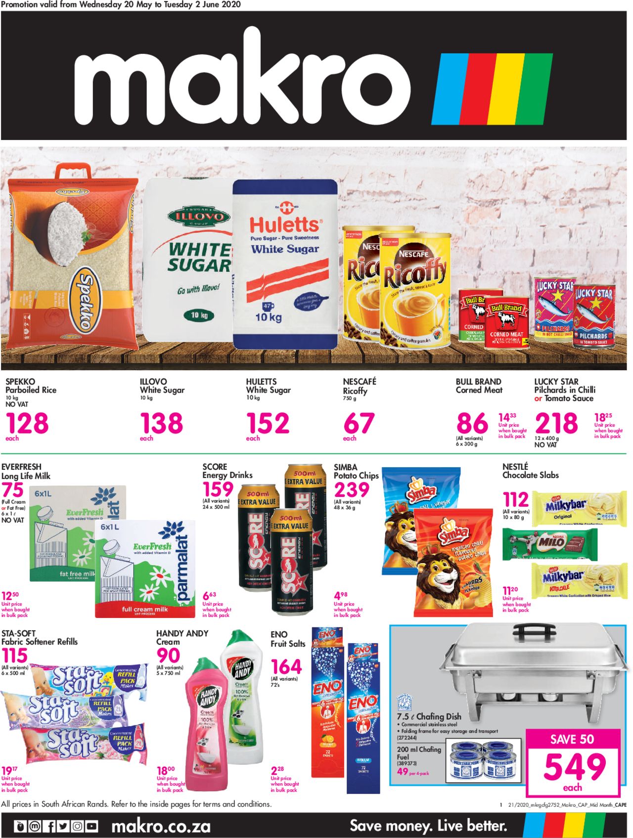 Makro Specials Food Catalogue 20 May 2020