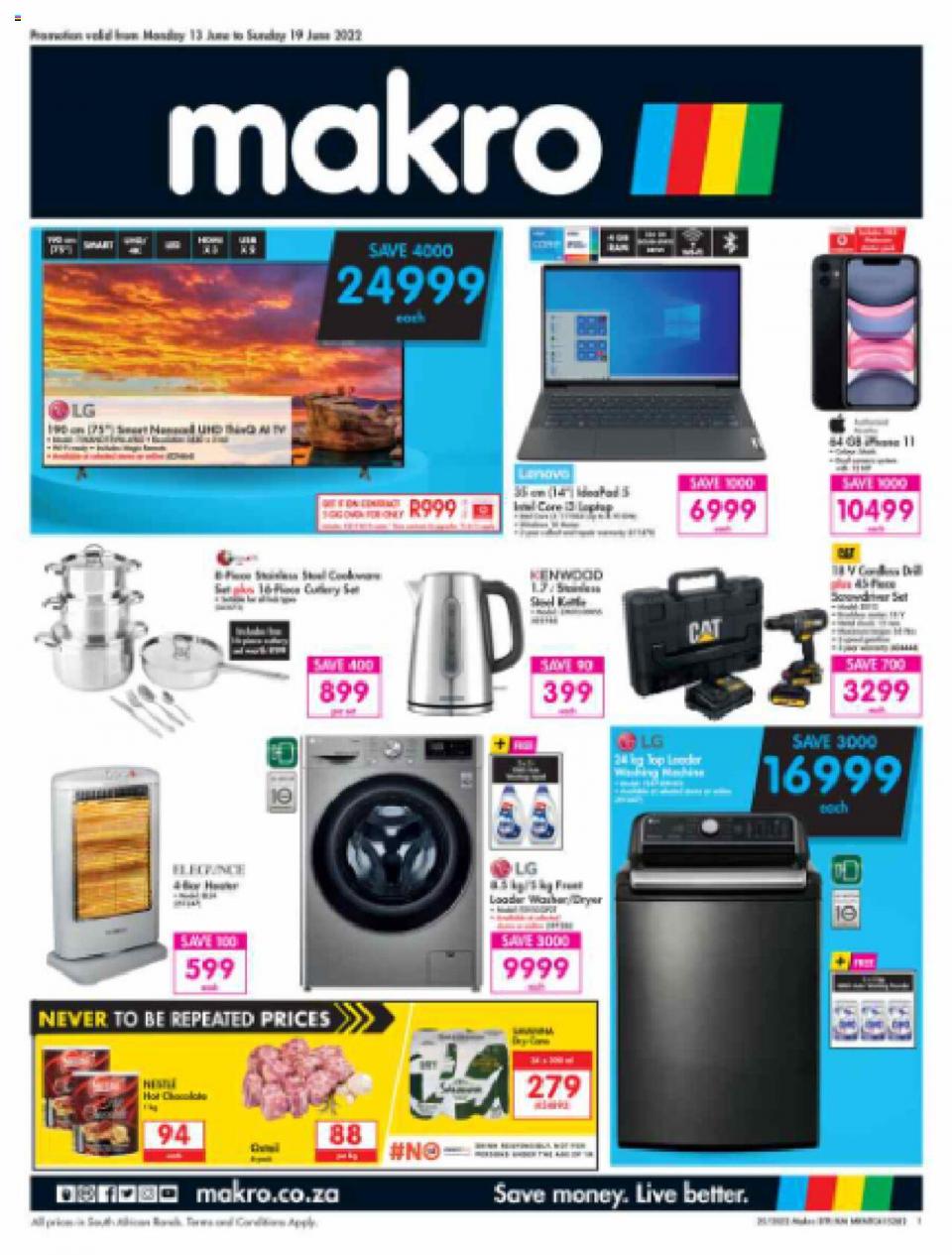 Makro Specials General Merchandise 13 – 19 June 2022